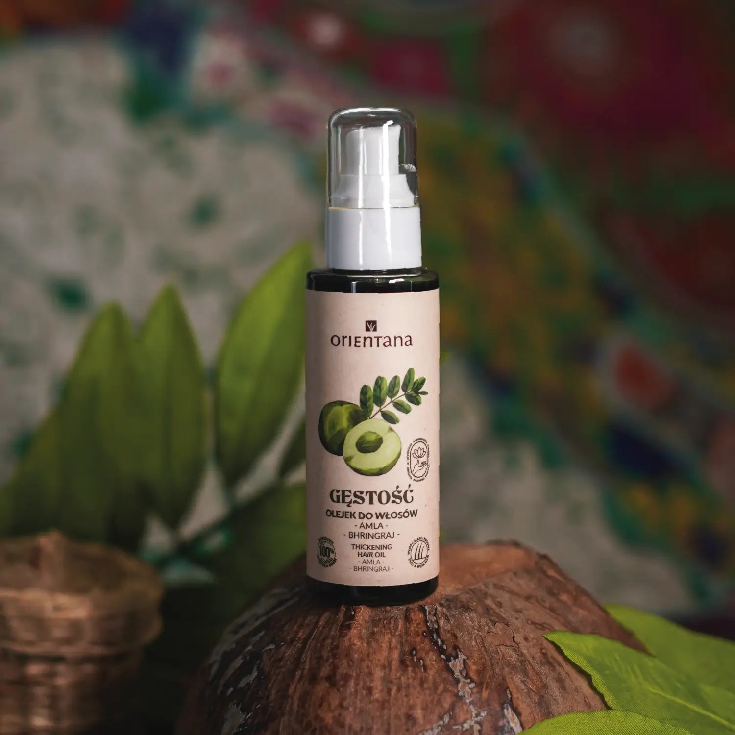 Ajurwedyjski olejek do włosów AMLA i BHRINGRAJ 105 ml - Orientana