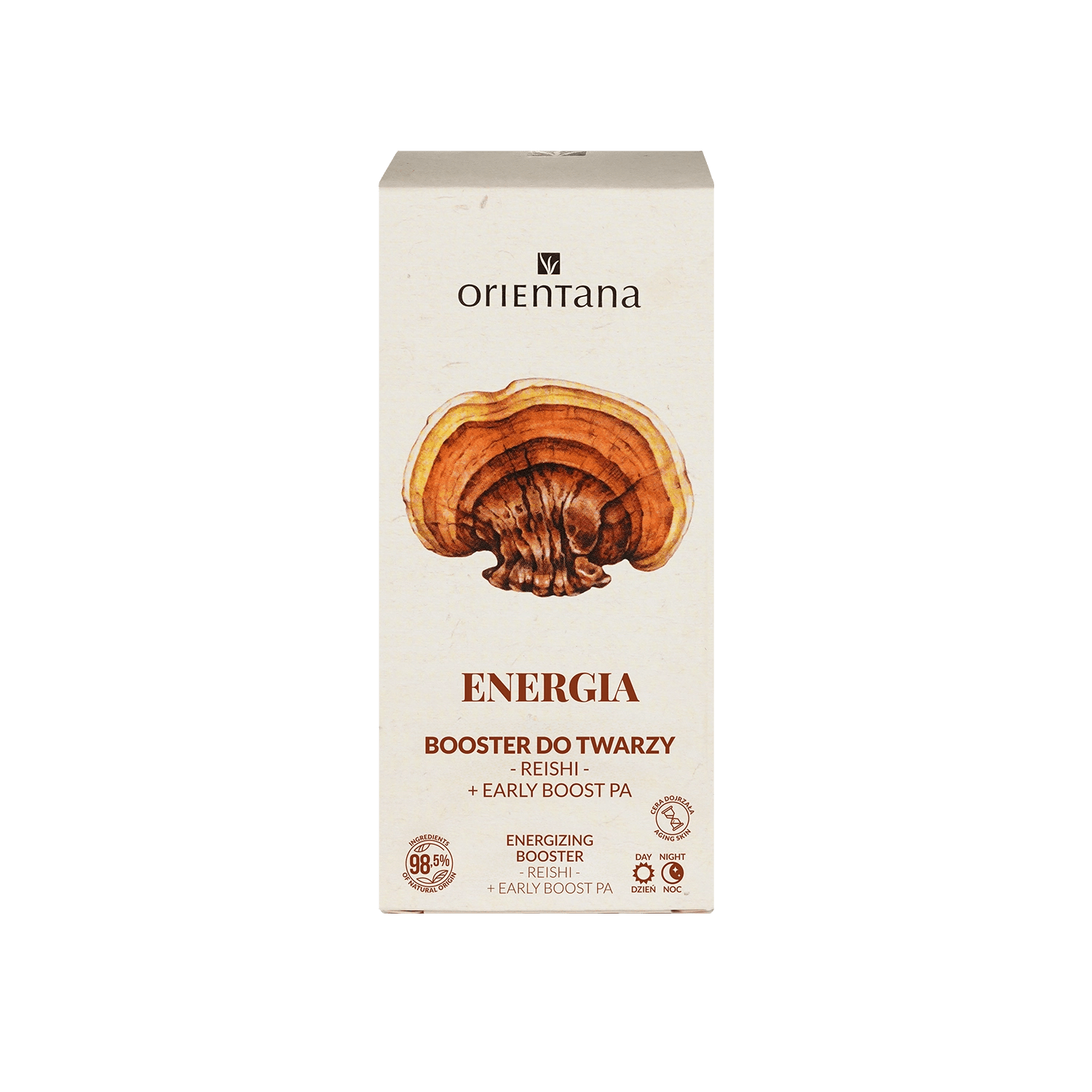 Booster energetyzujący REISHI i CZERWONA ALGA na dzień 30 ml - Orientana