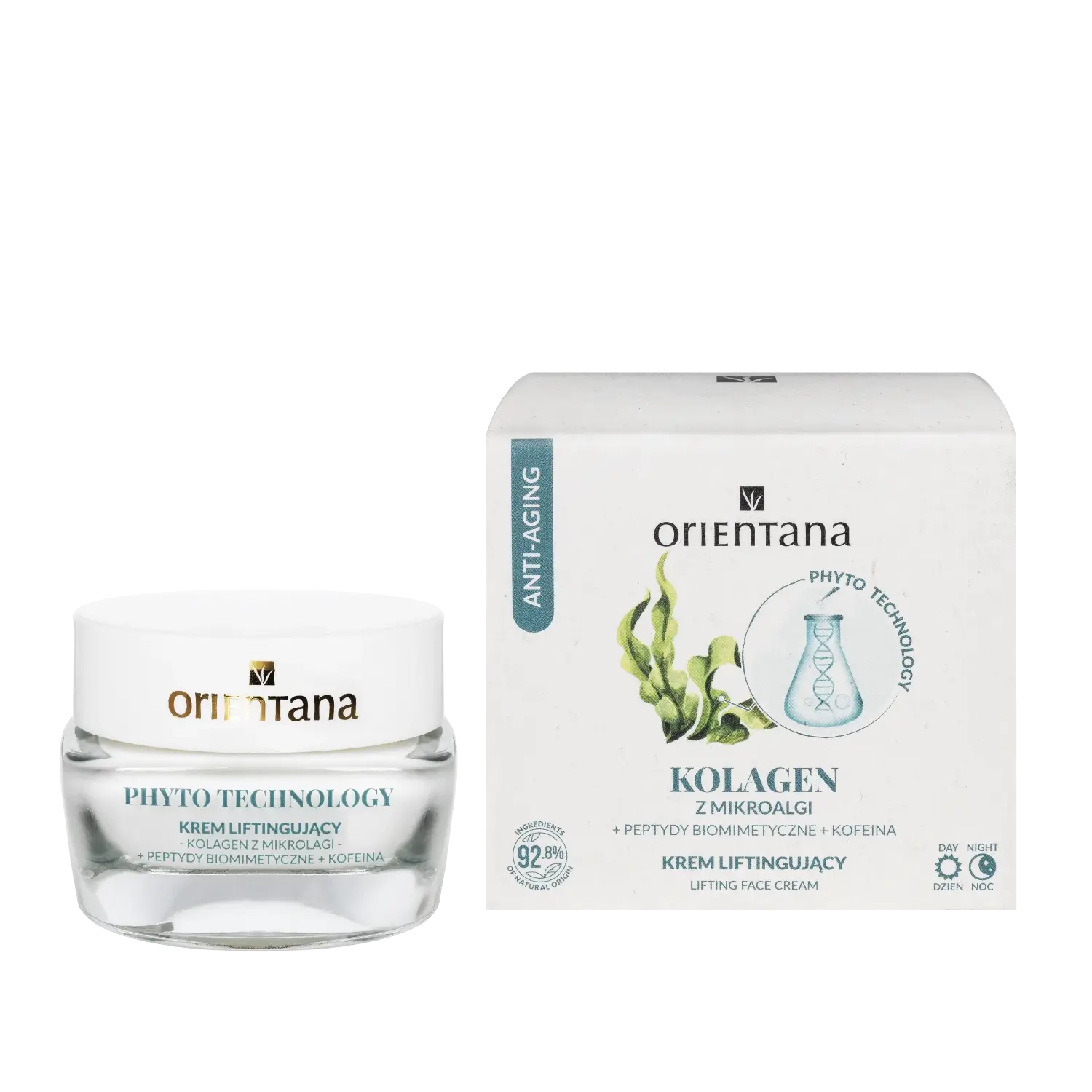 Lifting Cream with Collagen from Microalgae + Biomimetic Peptides + Caffeine, 40 ml