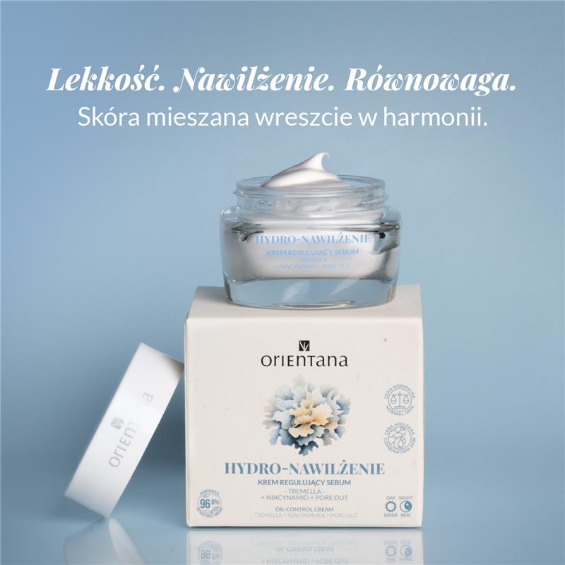 Light cream for combination skin with tremella mushroom extract 50ml