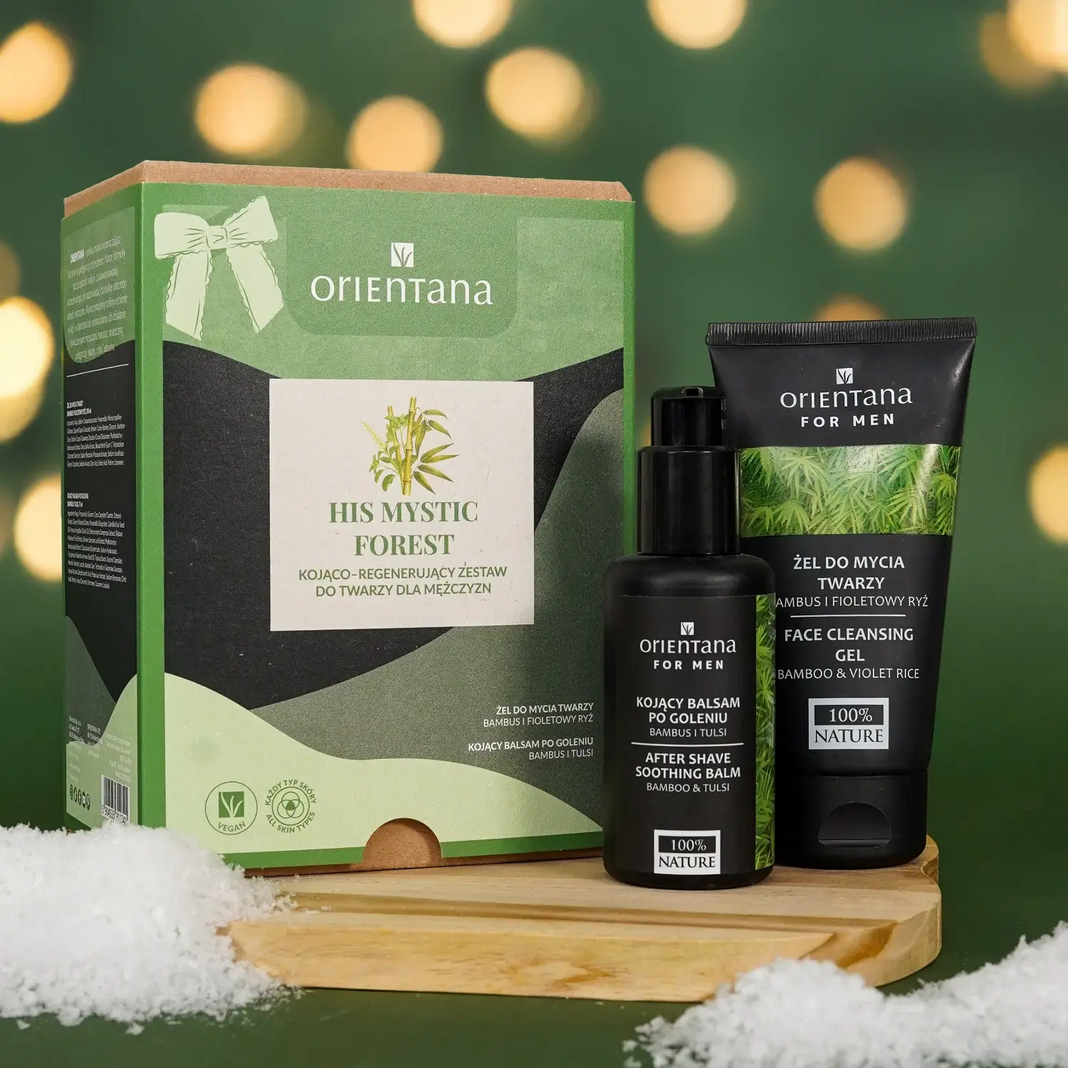Zestaw męski Orientana His Mystic Forest – naturalna pielęgnacja dla mężczyzn.