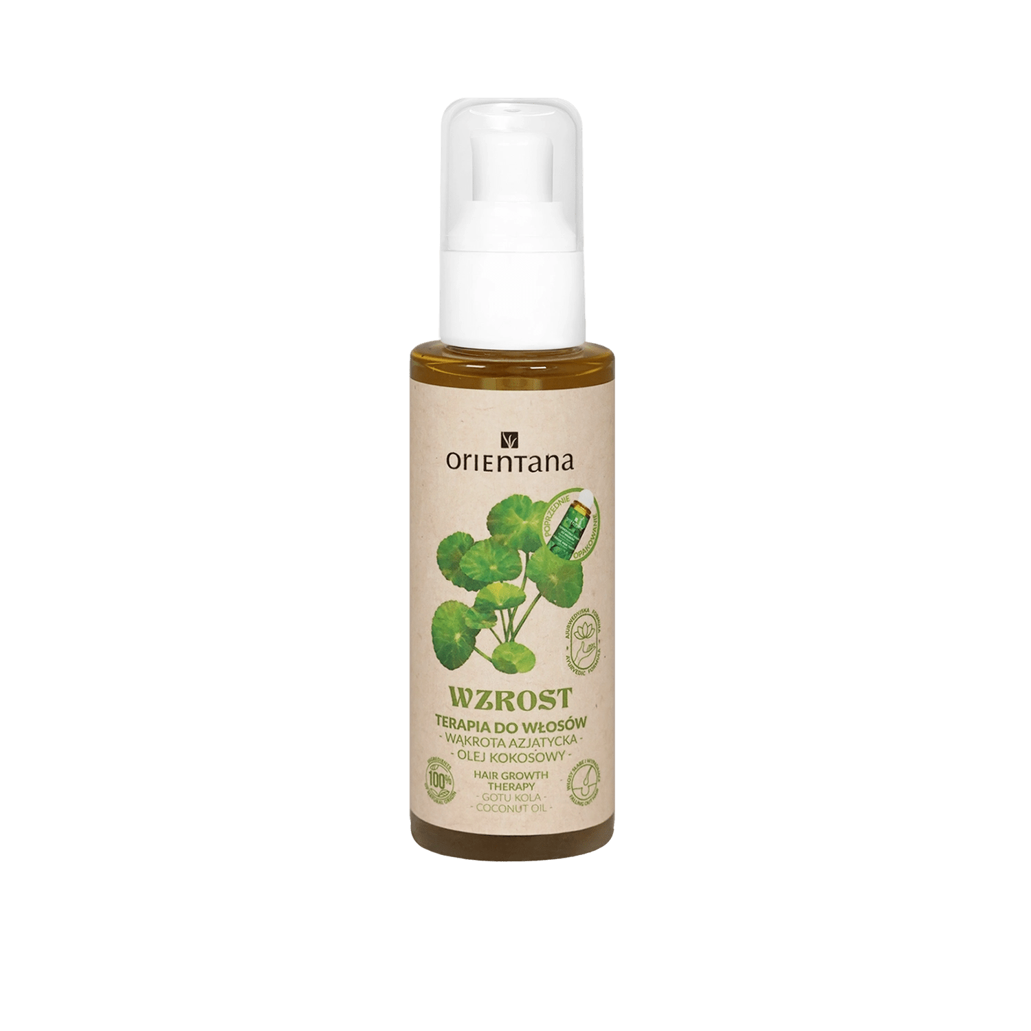 Ajurwedyjska terapia do włosów GOTU KOLA 105 ml - Orientana
