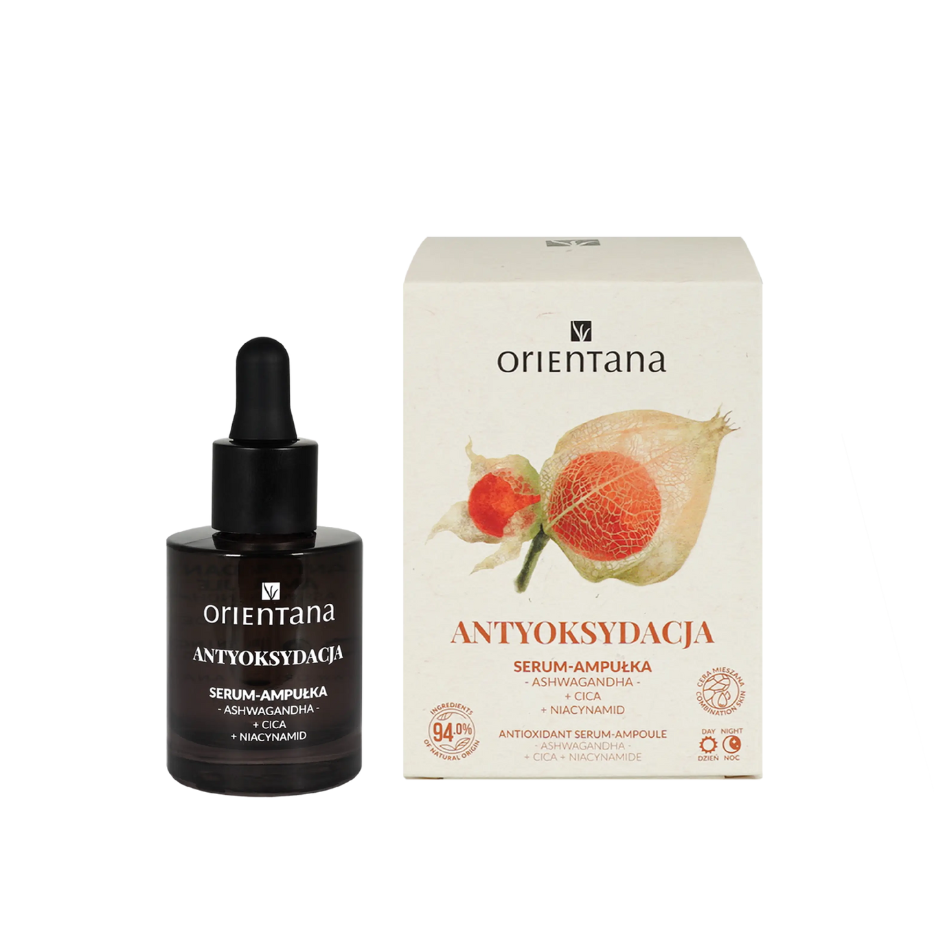 Antioxidant serum-ampoule ASHWAGANDHA CICA NIACINAMIDE 30 ml