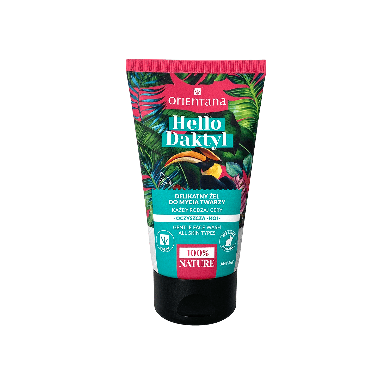 Delikatny żel do mycia twarzy Hello Daktyl 125 ml - Orientana