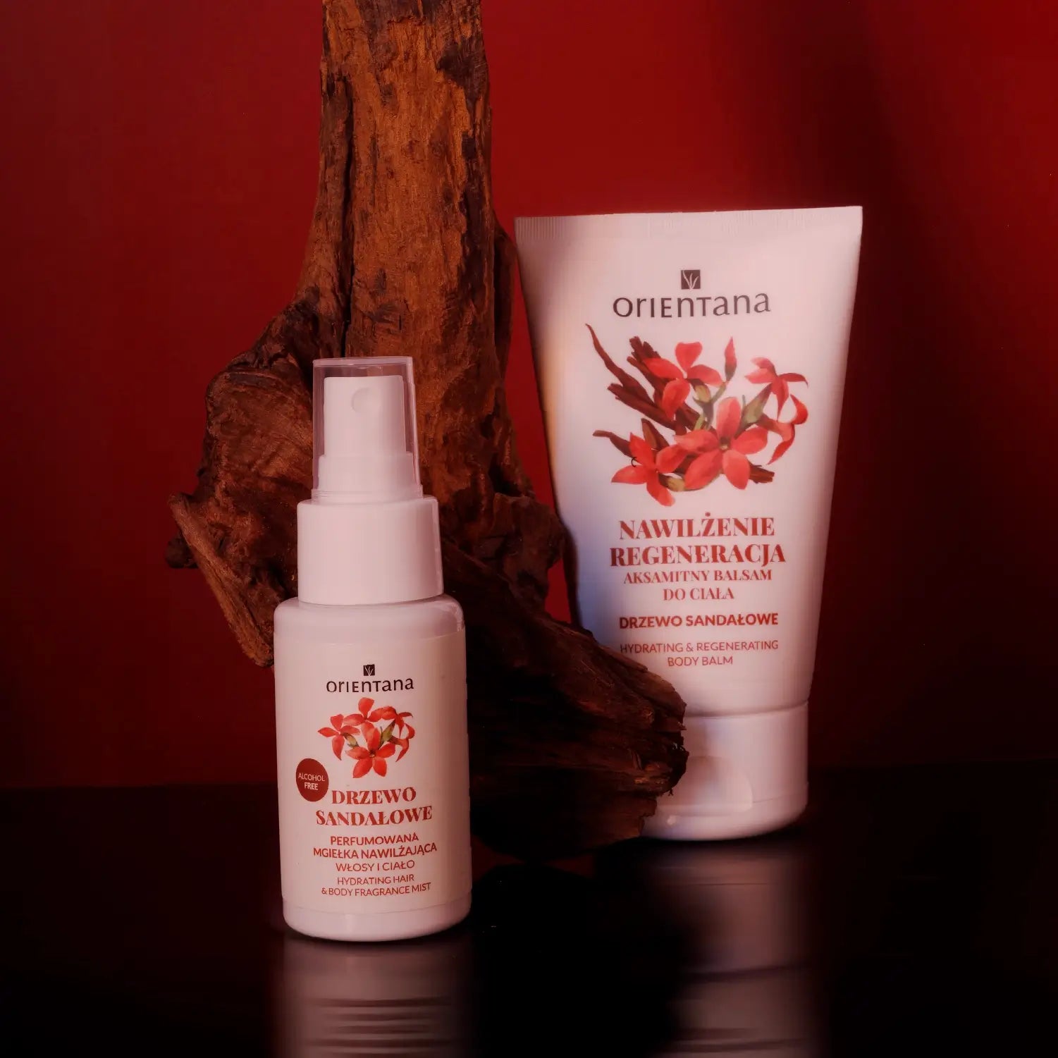 Balsam i Mgiełka drzewo sandałowe do włosów i ciała 50 ml Orientana