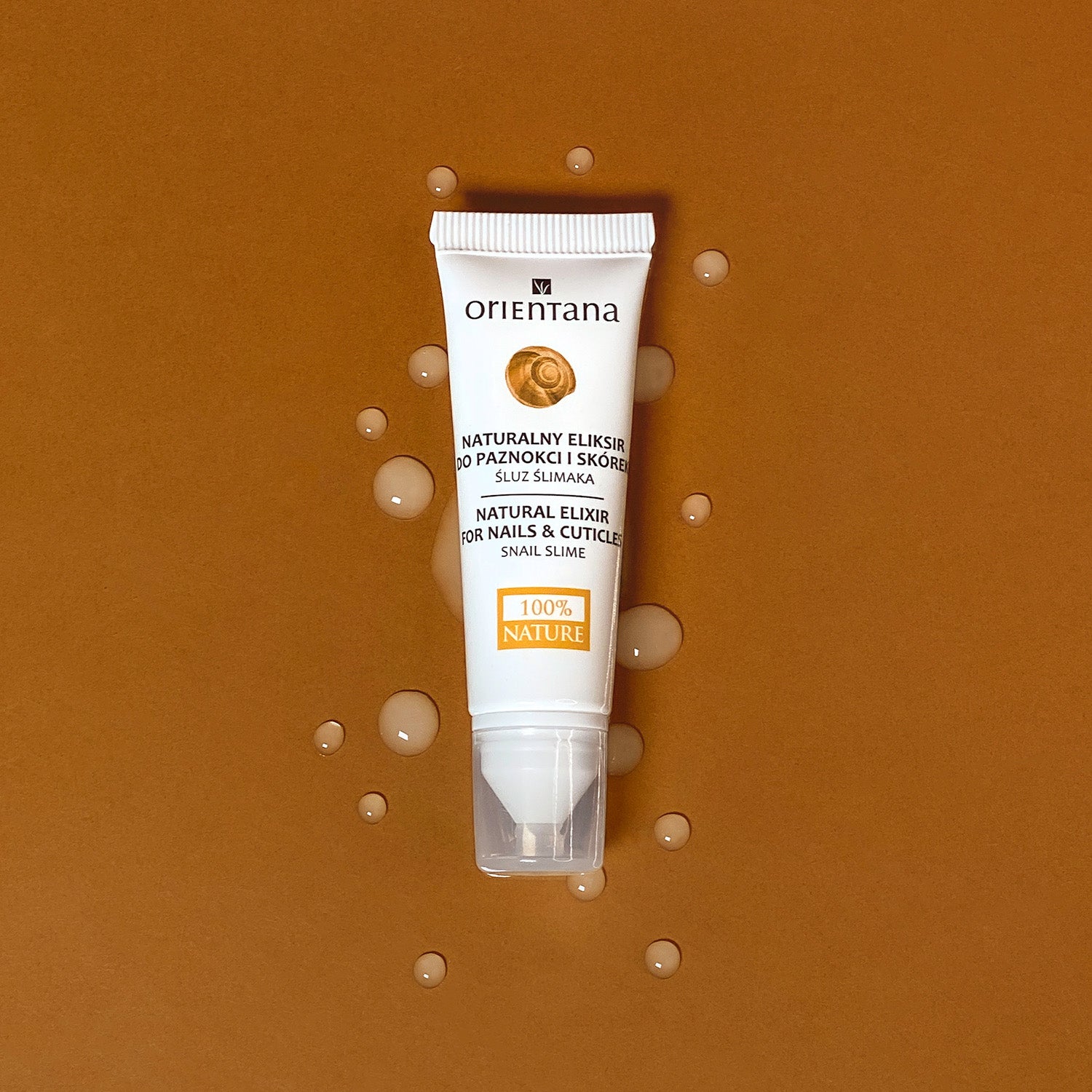 Naturalny eliksir do paznokci i skórek ze ŚLUZEM ŚLIMAKA 7,5 ml - Orientana