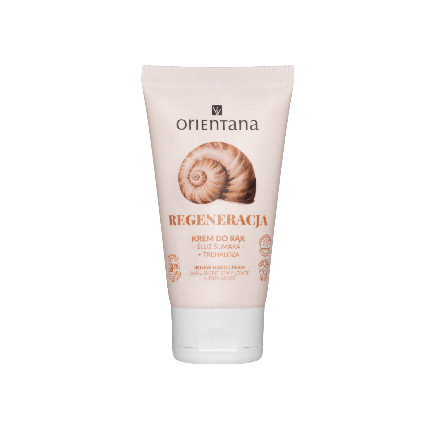 Naturalny krem do rąk ze śluzem ślimaka 50 ml - Orientana