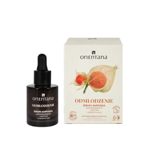 Rejuvenating serum-ampoule ASHWAGANDHA PEPTIDES COENZYME Q10 30 ml