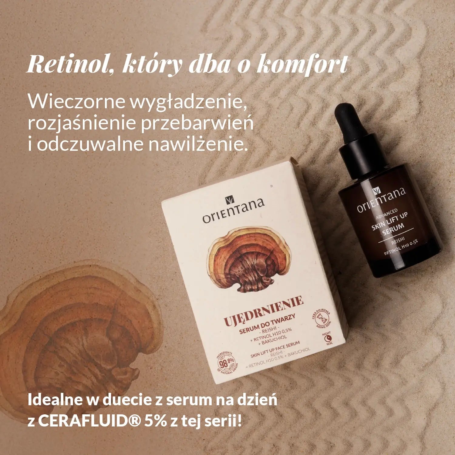 Serum with RETINOL H10 0.5% and REISHI 30 ml