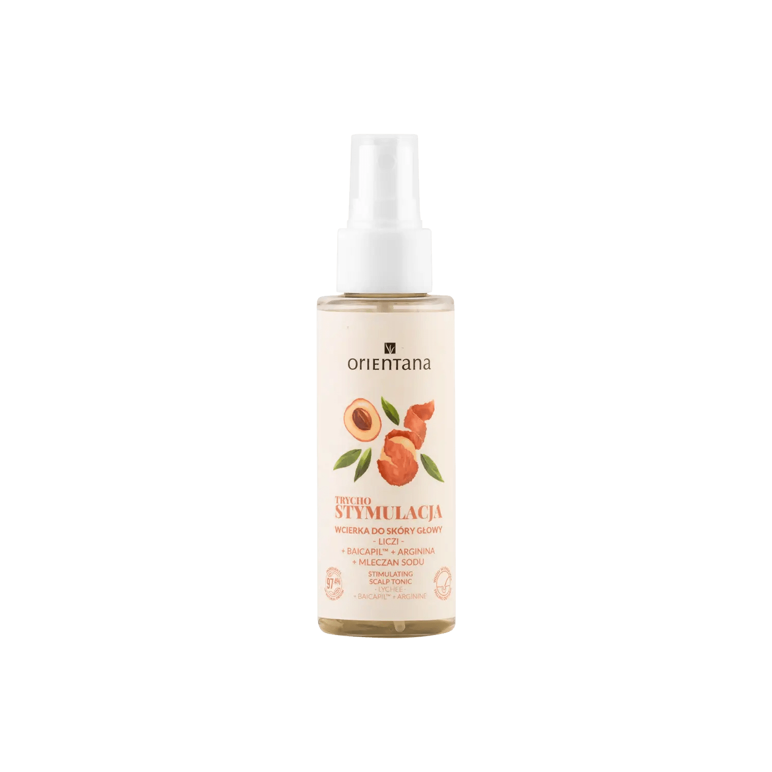 Trychologiczna wcierka do włosów Liczi Arginina Baicapil Mleczan Sodu 100 ml - Orientana