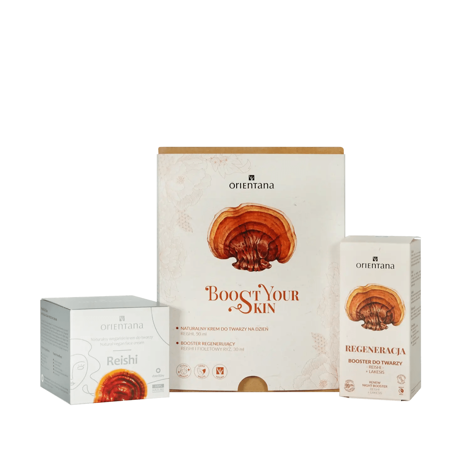 Zestaw prezentowy kosmetyków dla kobiet BOOST YOUR SKIN - 2 produkty - Orientana