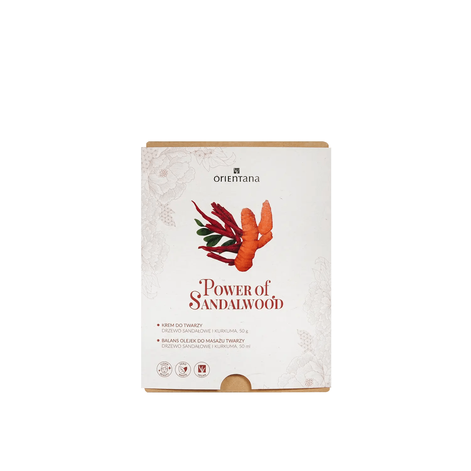 Zestaw prezentowy kosmetyków naturalnych POWER OF SANDALWOOD - Orientana